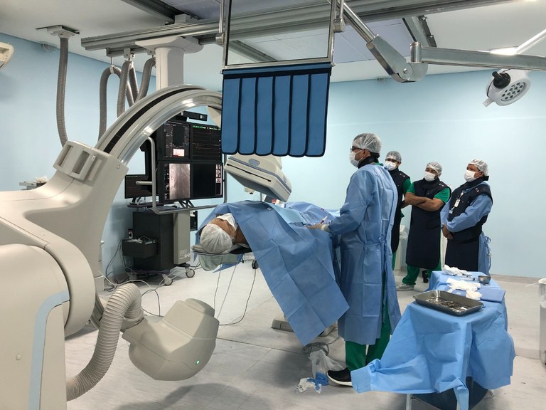 Evolução: Inicia implantação do serviço de hemodinâmica no Hospital Regional de Patos