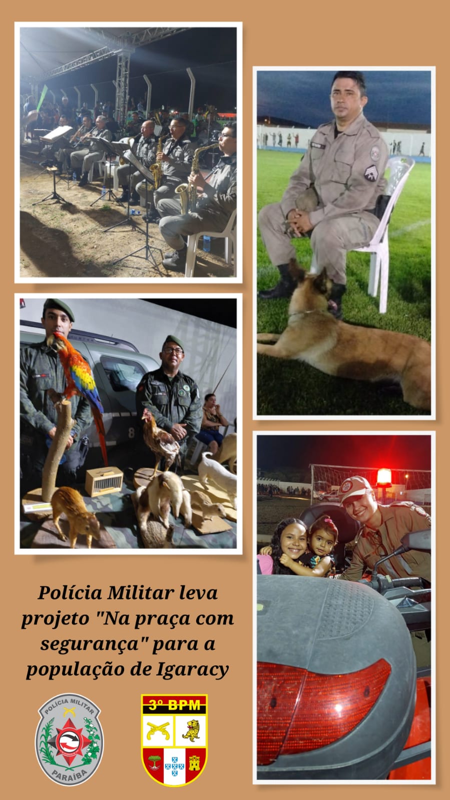 Polícia Militar participa de evento em comemoração a emancipação política da cidade de Igaracy-PB