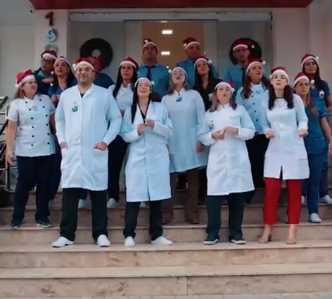 Hospital São Francisco deseja um Feliz Natal a todos. Veja o vídeo