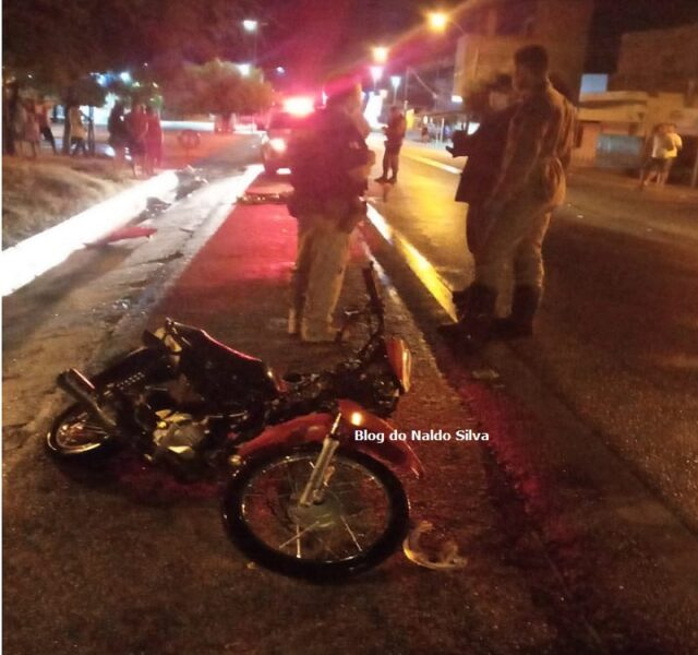 Dois acidentes de motos deixam um morto e outro ferido na madrugada deste domingo (25), em Pombal-PB