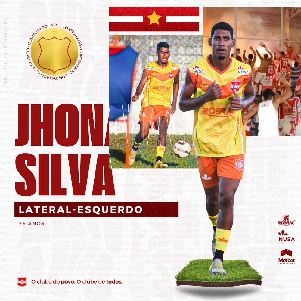 Auto Esporte-PB anuncia três reforços a duas semanas de estrear no Paraibano