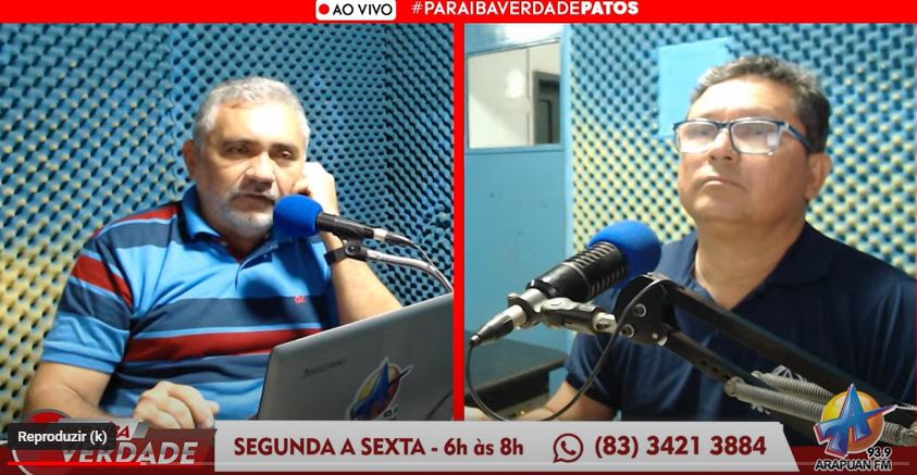 Enquete na Rádio Arapuan aprova gestão do prefeito Nabor com 81,15%