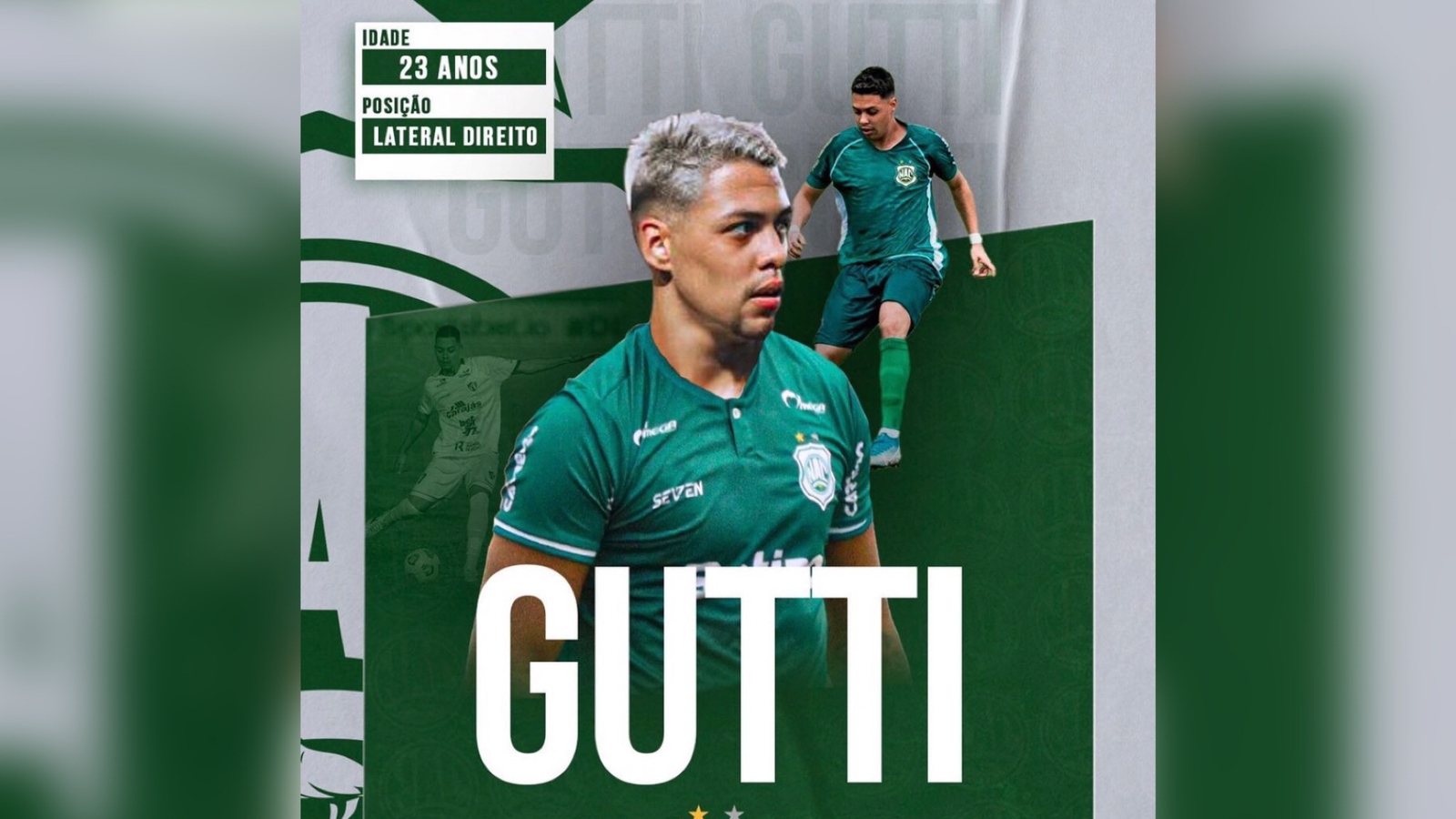 Nacional de Patos acerta retorno do lateral direito Gutti