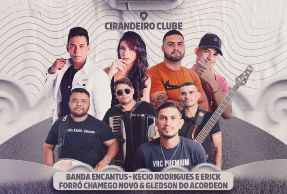 Emancipação: Banda Encantos e atrações locais vão festejar os 61 anos de Cacimba de Areia