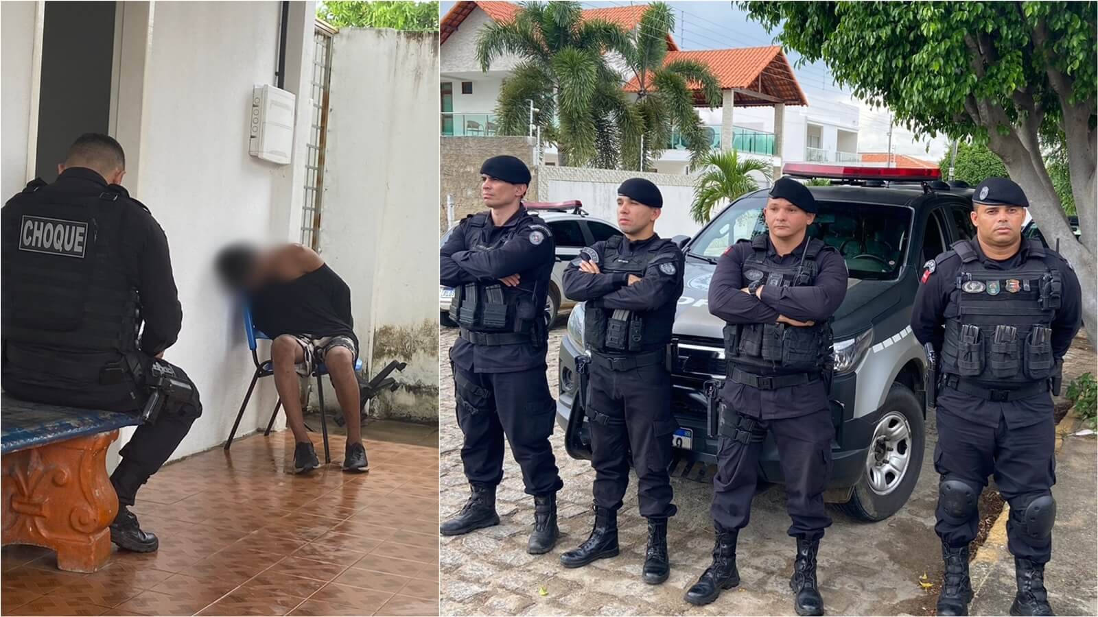 Guarnição do BOPE frustra tentativa de assalto na manhã desta segunda-feira (02), no Centro de Patos, e prende indivíduo. VÍDEO