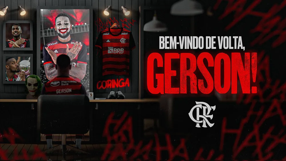 Flamengo oficializa volta de Gerson: 