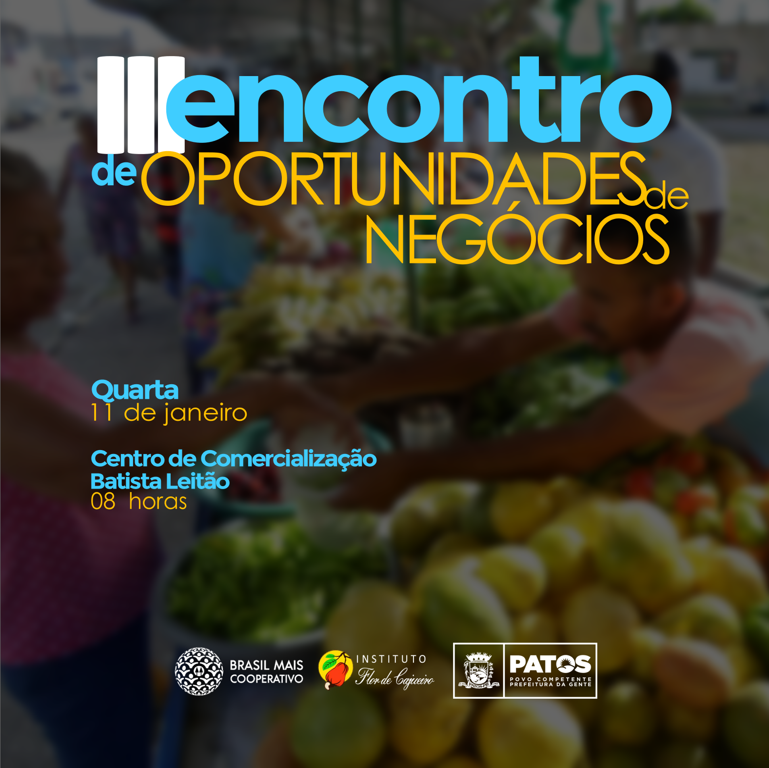 Patos sedia III Encontro de Oportunidade de Negócios para agricultores e agricultoras