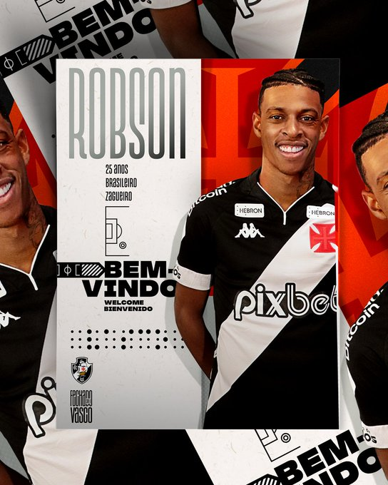 Vasco anuncia a contratação do zagueiro Robson Bambu
