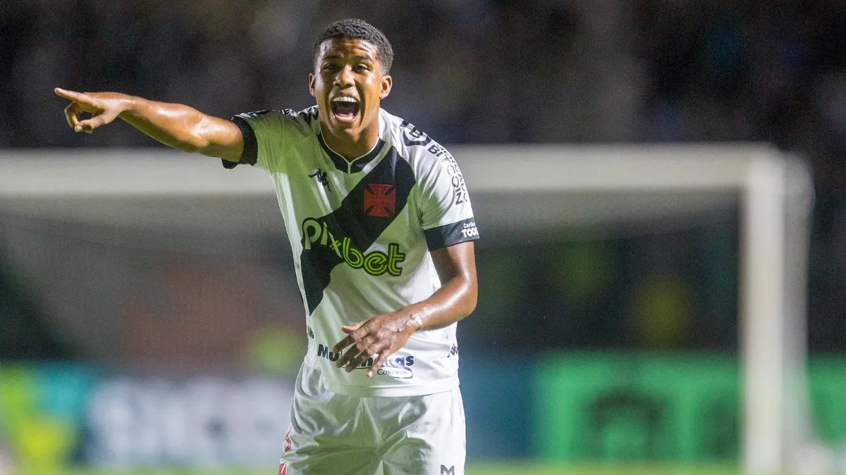 Vasco oficializa venda de Andrey Santos para o Chelsea