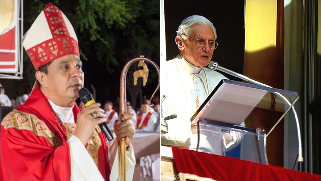 Durante homilia, Bispo Dom Eraldo comenta sobre a vida e obra do Papa Bento XVI. Ouça