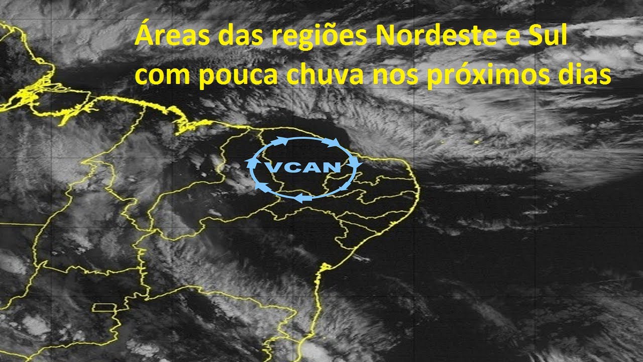Vcan segue inibindo chuvas em áreas do NE nos próximos dias. Meteorologista Rodrigo Cézar explica