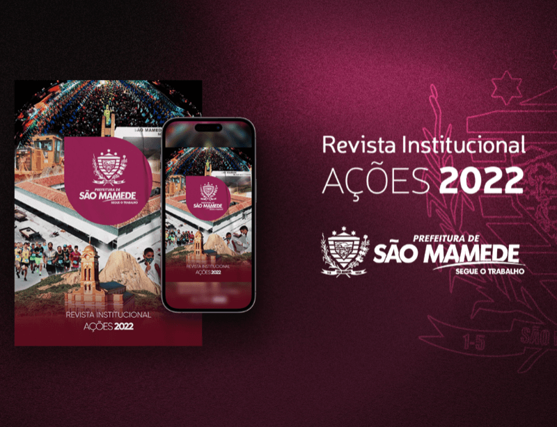Prefeitura de São Mamede lança Revista Institucional edição 2022