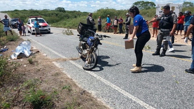 Motociclista morre em acidente na PB-246, entre as cidades de Desterro e Cacimbas, na manhã desta sexta-feira (13)