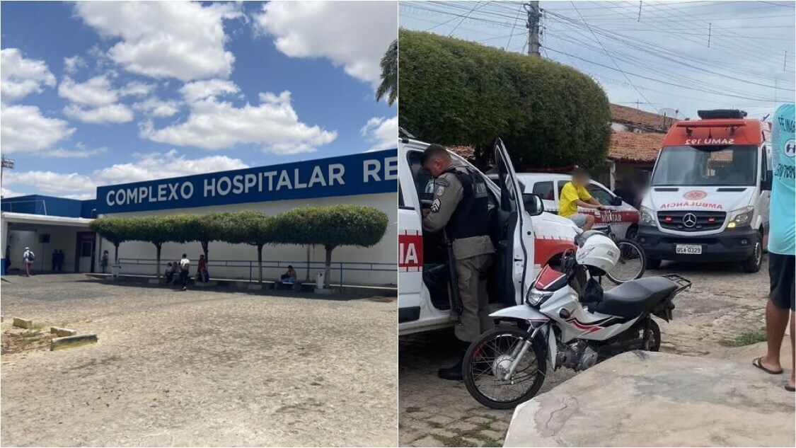 Vítima de tentativa de homicídio está na Área Vermelha do Hospital Regional, mas consciente e orientado