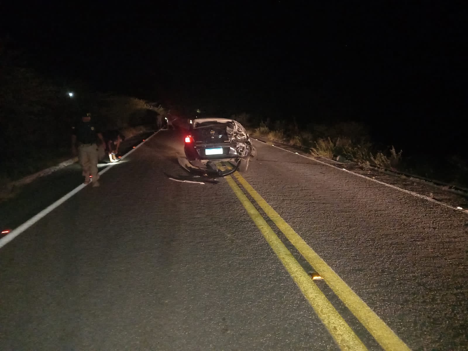 Inspetor da PRF dá detalhes de acidente com vítima fatal na BR-361, próximo à Catingueira, na noite desse sábado (14). OUÇA