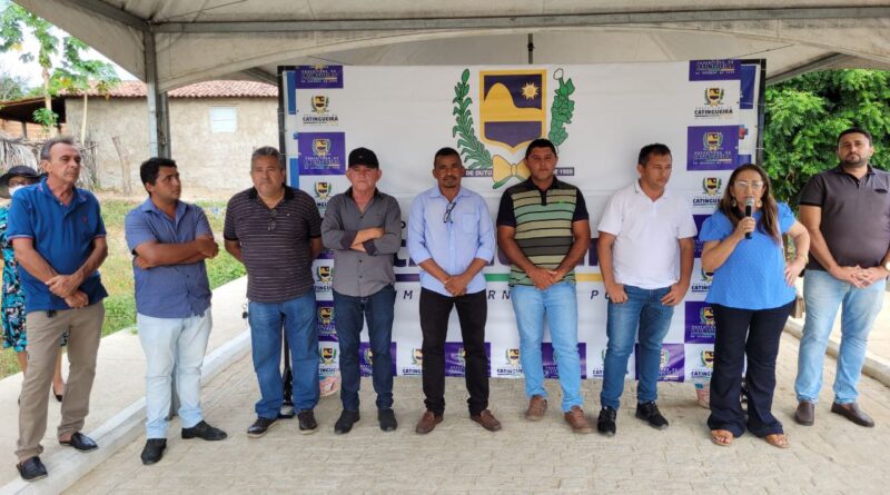 Prefeitura de Catingueira inaugura pavimentação de mais uma rua na cidade; essa é a 4ª obra entregue durante a Festa de São Sebastião