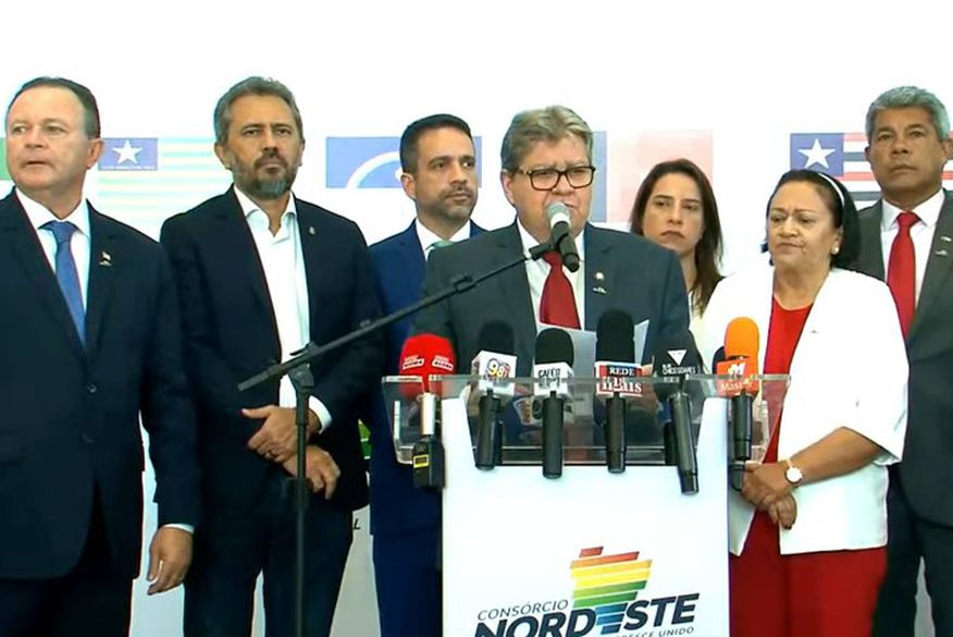 Em encontro na Paraíba, governadores do Nordeste elencam segurança hídrica e outros temas de destaque para carta a Lula