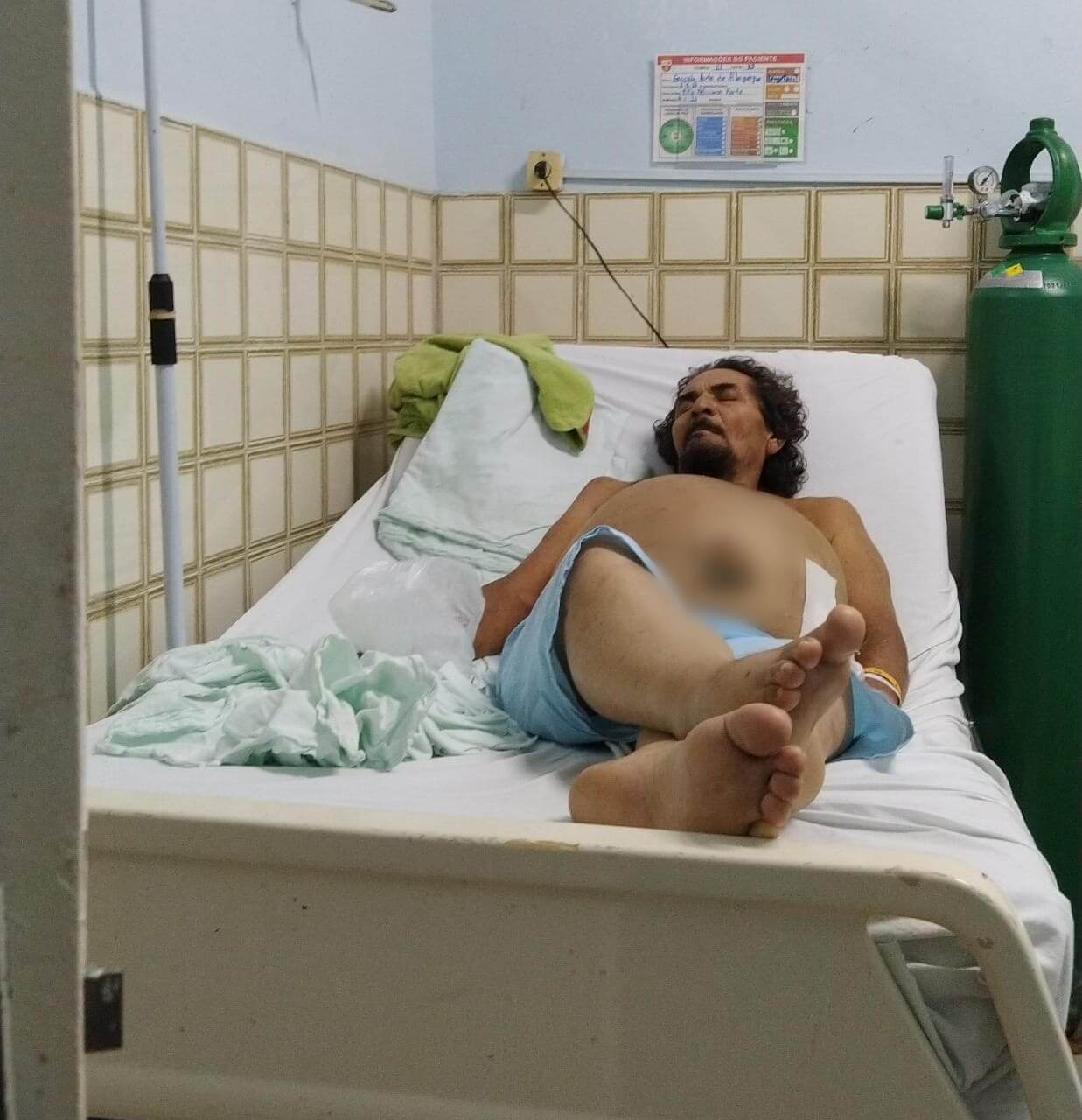 Gonçalo Porto, muito conhecido em Patos, está hospitalizado em João Pessoa precisando de tratamento e filho faz apelo por ajuda