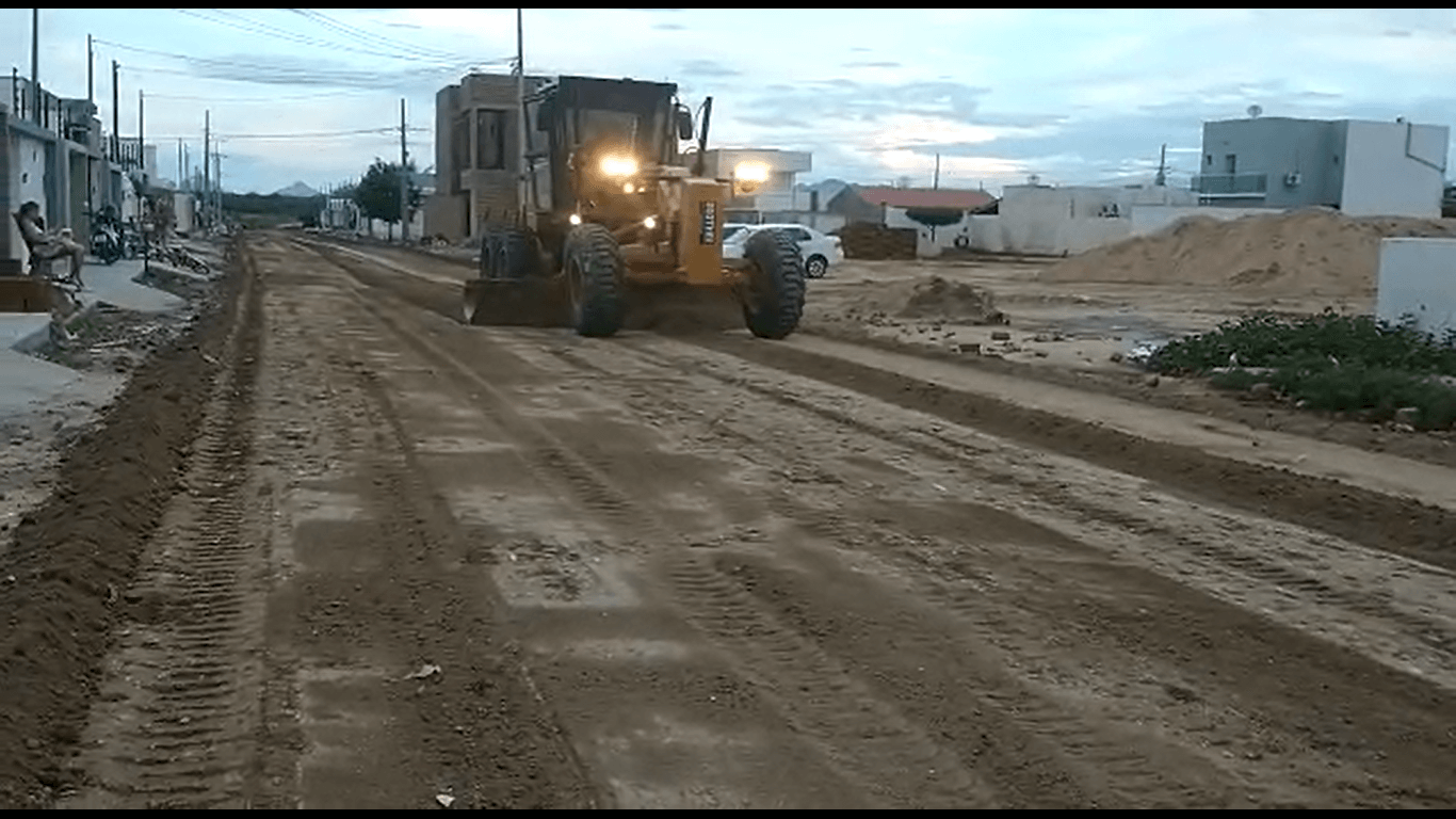 Em Patos: Empresa Loteia Brasil realiza experimento com Estabilizante de Solo usado como base para a pavimentação
