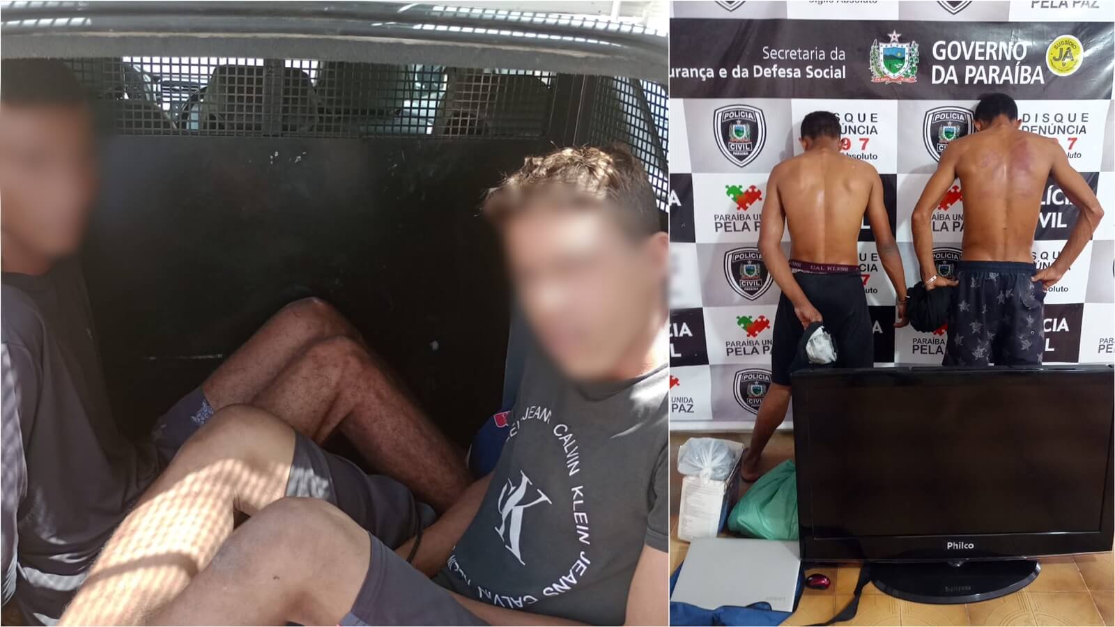 RESPOSTA RÁPIDA: Núcleo de Roubos e Furtos prende acusados de arrombarem casa de apoio das Amigas Viva a Vida e recupera objetos roubados