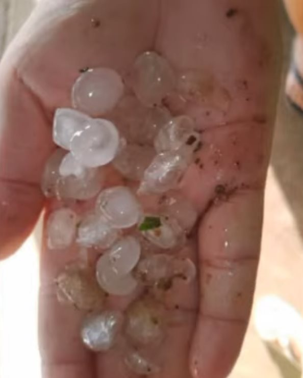 Moradores registram chuva de granizo em municípios do Vale do Piancó. Veja vídeo