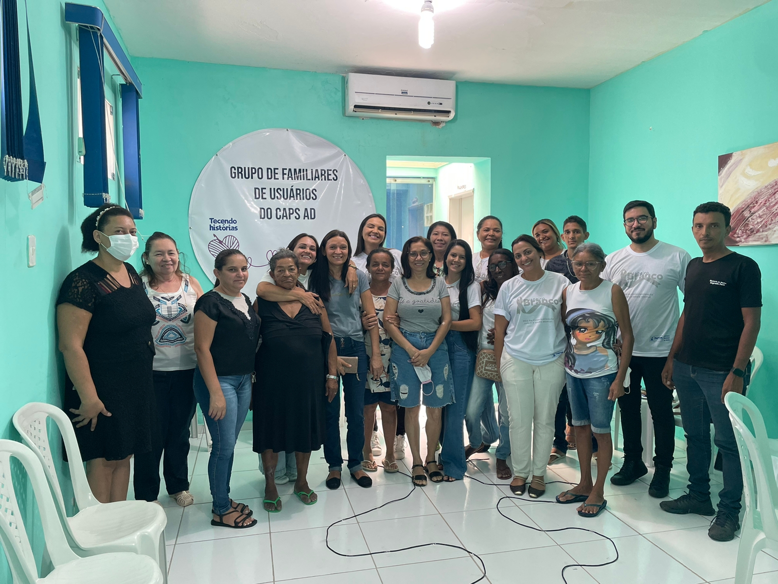 Grupo terapêutico do CAPS AD de Patos reúne familiares de usuários para atividades alusivas ao Janeiro Branco