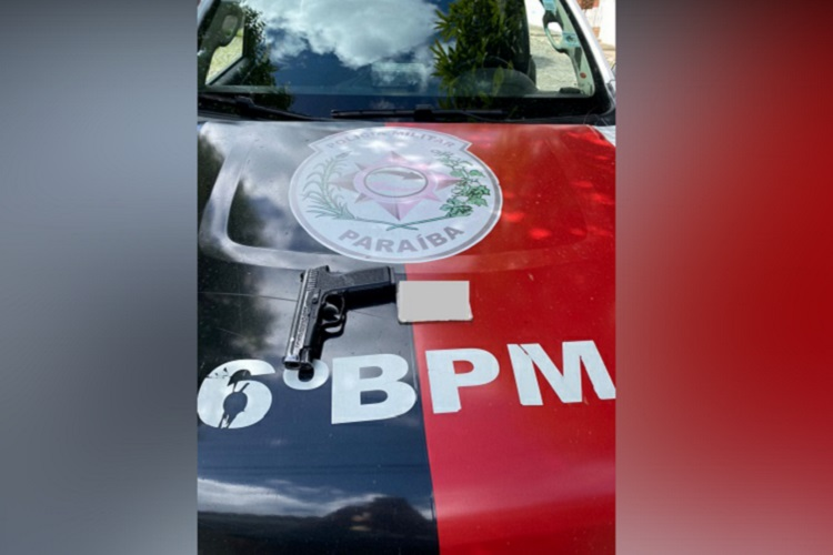 Polícia Militar prende homem que ameaçava moradores com simulacro de pistola, na região de Cajazeiras