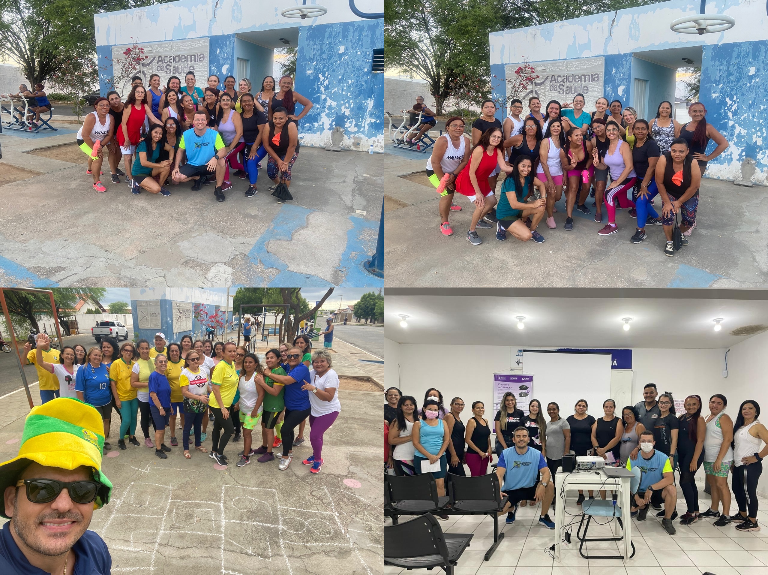 Patoenses participam de atividades físicas por meio do Programa Academia da Saúde