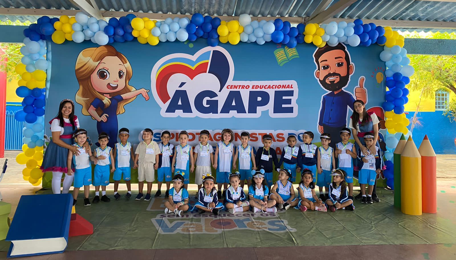 PLAY NAS AULAS: Centro Educacional Ágape inicia ano letivo 2023 para alunos do ‘Infantil e Ensino Médio’