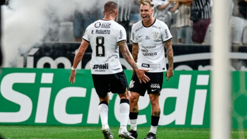 Corinthians marca duas vezes em cinco minutos e garante vitória contra o Botafogo-SP pelo Paulistão