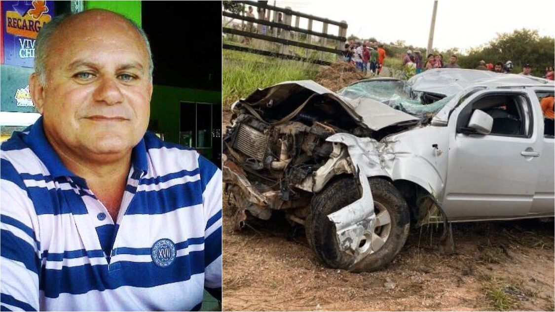 Empresário patoense Alcides Andrade morre em acidente na PE-270, em Tupanatinga-PE, na tarde desta segunda-feira (06)