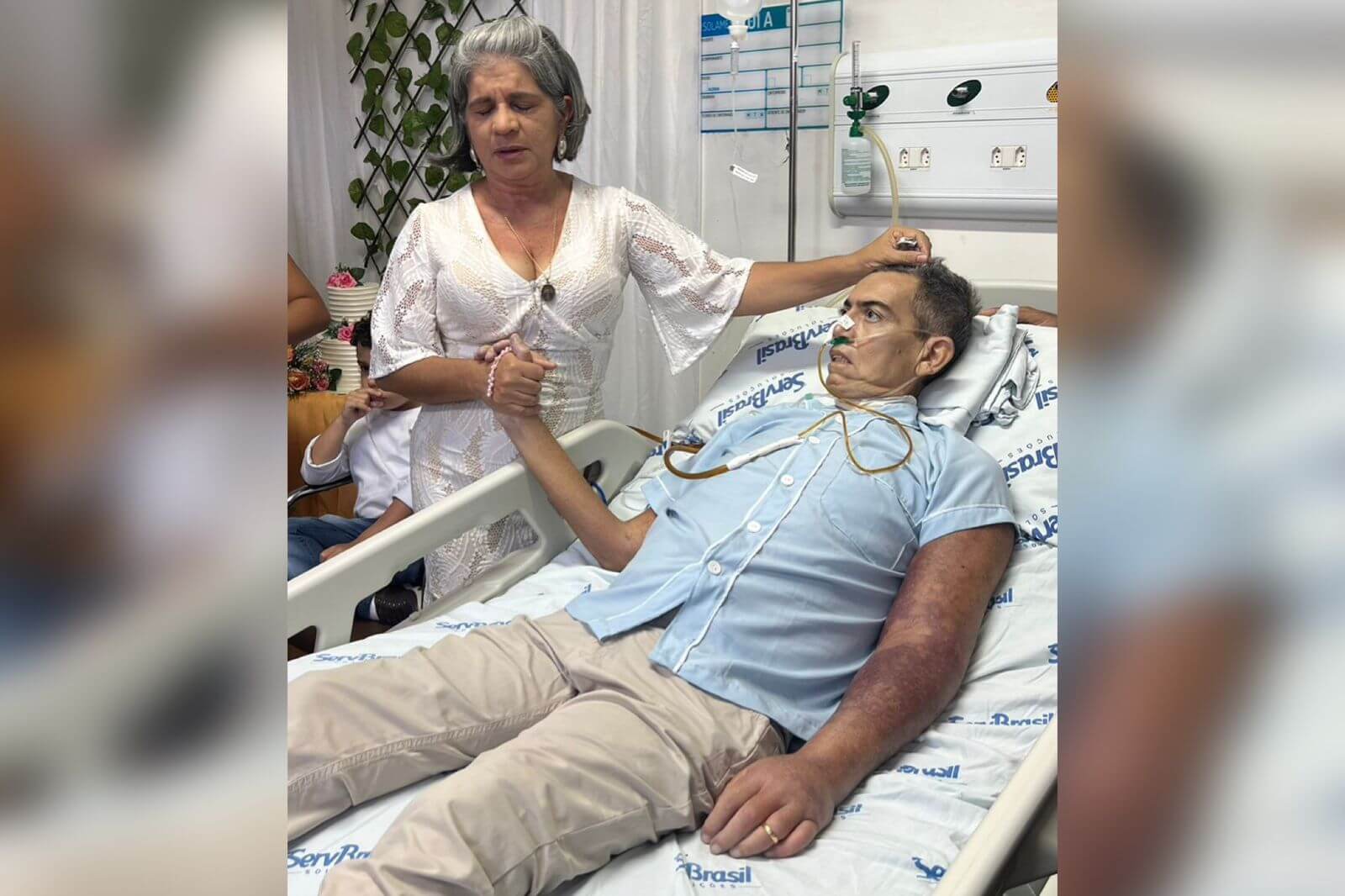Horas após realizar sonho de se casar com sua companheira, paciente internado no Hospital do Bem perde luta contra o câncer; Hospital emite Nota de Pesar