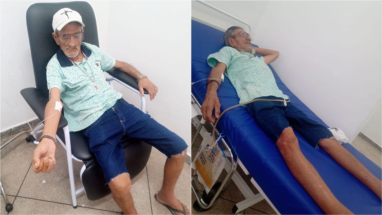 Em Patos, familiares de idoso diagnosticado com câncer fazem campanha para conseguir realizar exames que custam mais de R$ 3 mil e dar início ao tratamento