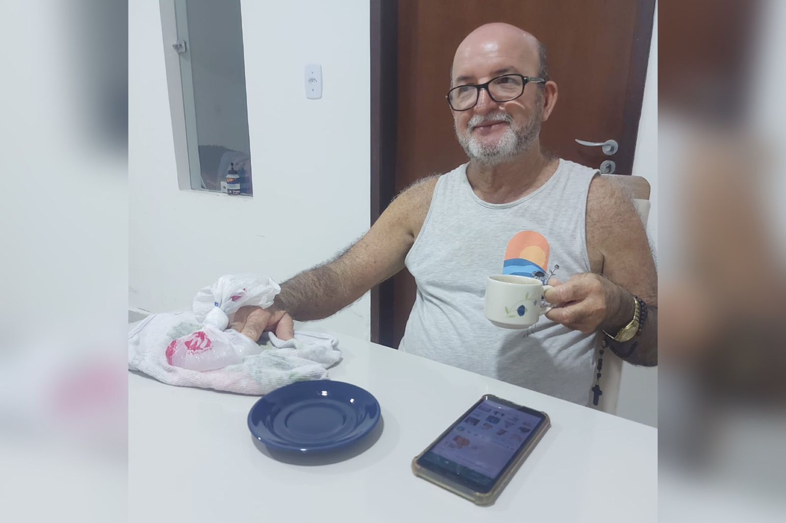 Popular Tenente Bezerra sofre acidente na noite deste sábado (18) no Bairro do Jatobá, em Patos