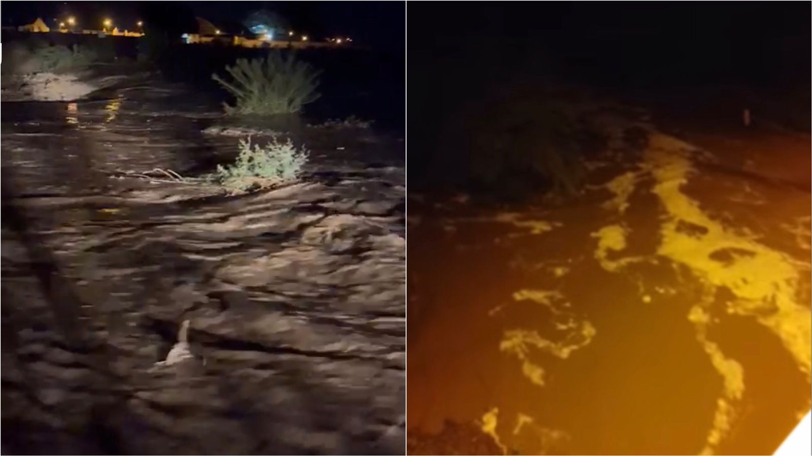 Rio Farinha desce em cheia levando água para a Barragem da Farinha, após fortes chuvas caídas na noite deste domingo (19) na região de Patos. Veja vídeo