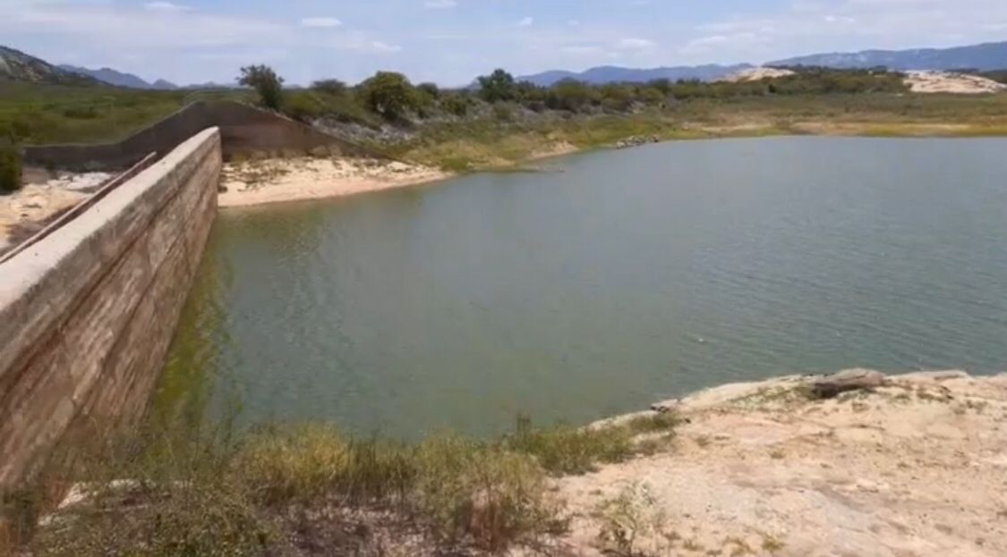 Vídeo mostra situação da Barragem da Farinha após primeira recarga do ano. CONFIRA