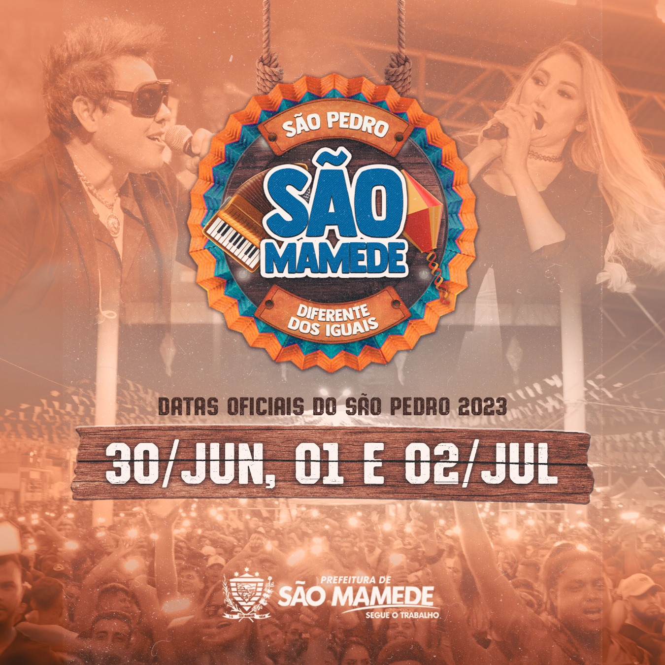 Prefeito Dr. Jefferson anuncia as datas do tradicional São Pedro de São Mamede “Diferente dos Iguais”, confira