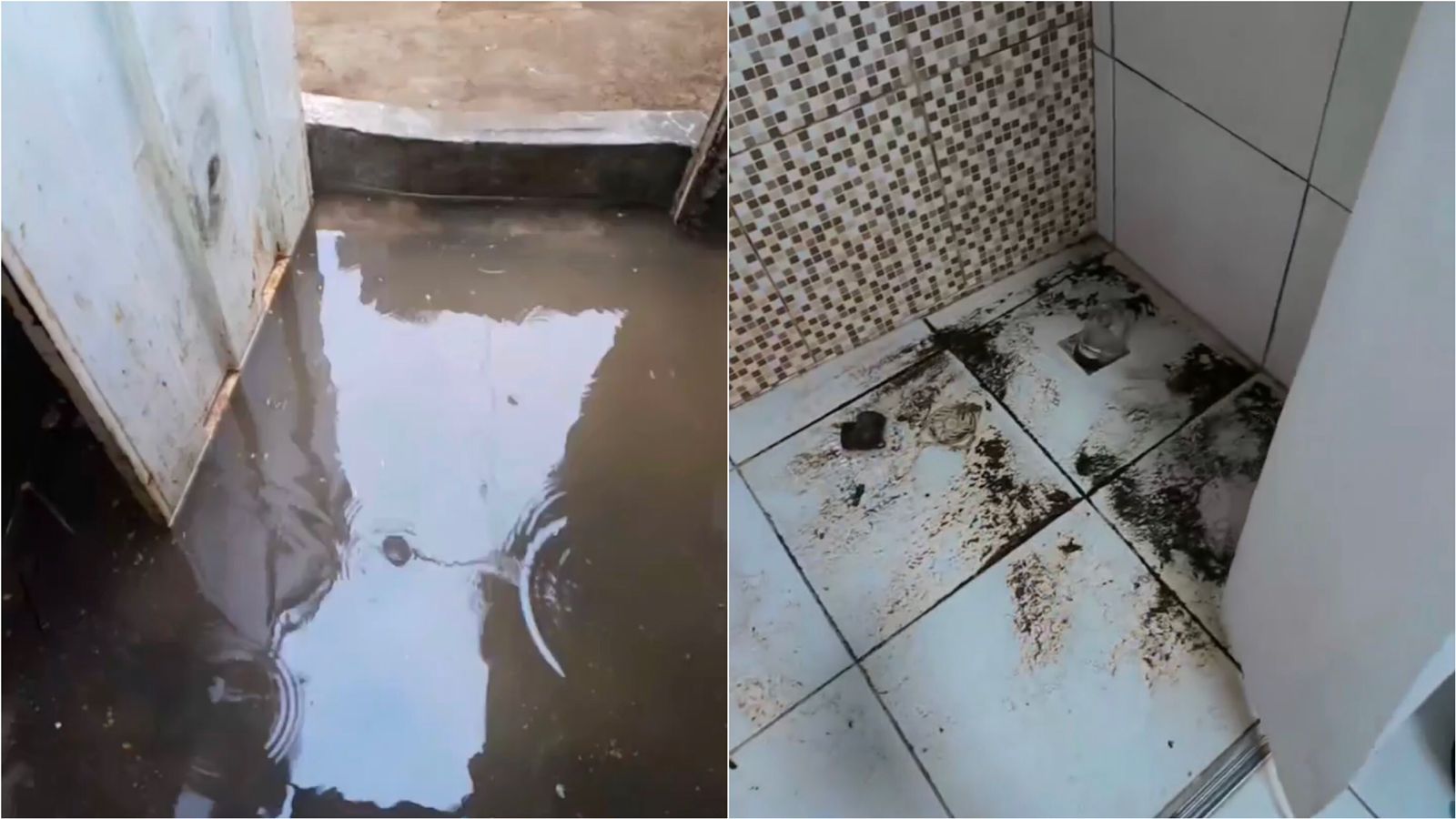 Moradores da Rua Inácio Lucena, no bairro Salgadinho, relatam transtornos provocados por galeria entupida que está retornando para dentro das residências. VÍDEO