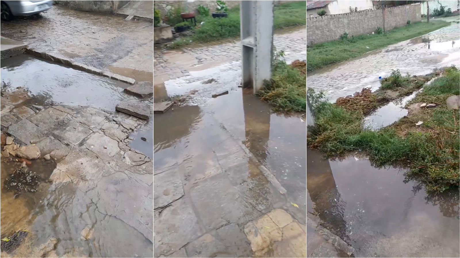 Moradora da Rua Alaíde Medeiros, no Jatobá, relata problemas em galeria após chuvas e cobra providências; prefeitura diz que demanda será solucionada. VÍDEO