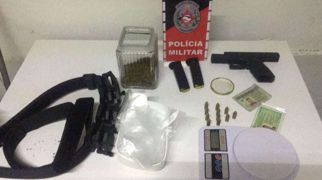 Polícia Militar apreende arma e drogas em casa de vítima de tentativa de homicídio em São Bento