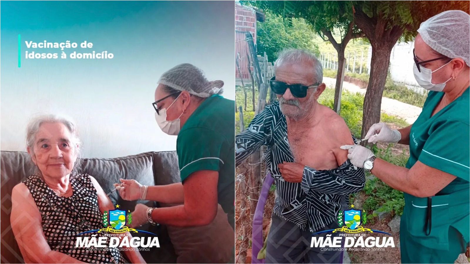 Prefeitura de Mãe d'Água inicia Campanha de Vacinação com a Vacina Bivalente contra a Covid-19