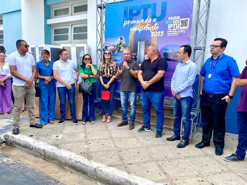 Prefeito de Patos lança campanha do IPTU 2023 com sorteio de dezoito 18 prêmios para os contribuintes