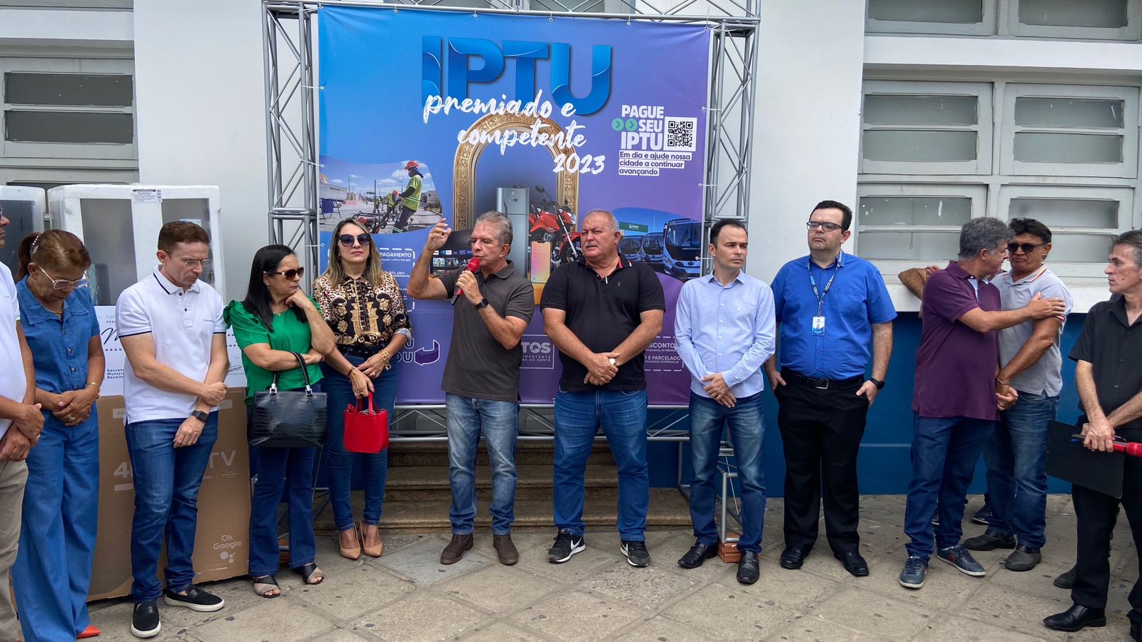 Campanha do IPTU 2023 é lançada nesta segunda-feira (06) e terá sorteios de iPhones, geladeiras, TV, motocicleta e dinheiro, para os contribuintes