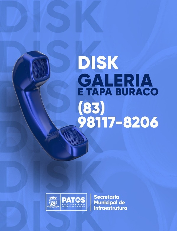 Secretaria de Infraestrutura informa novo número para conserto de galeria e tapa buraco