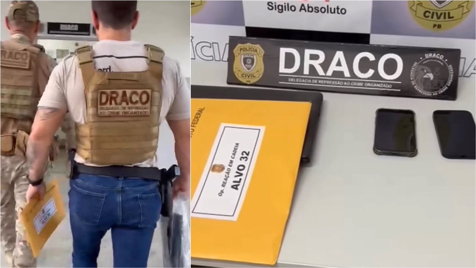 DRACO participa da “Operação em Cadeia” da Polícia Civil do Distrito Federal que investiga fraudes em concurso da PM