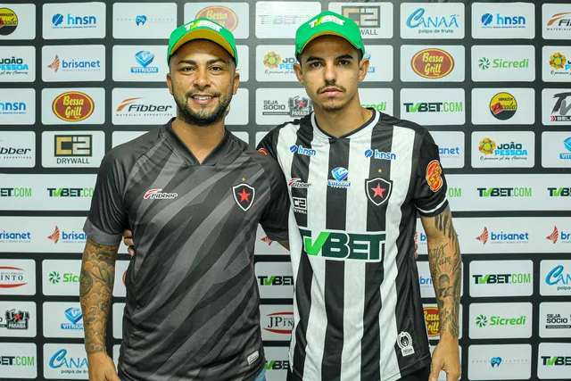 Botafogo-PB anuncia o retorno do volante Djavan e a contratação do atacante Wendson