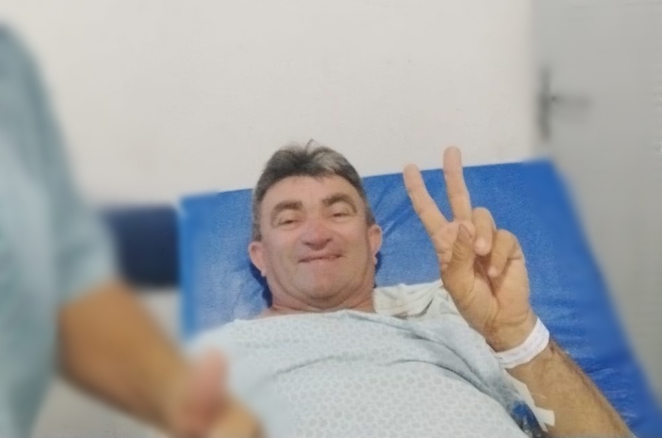 Após 10 dias internado no Complexo Hospitalar de Patos, vereador de Santa Terezinha é cirurgiado