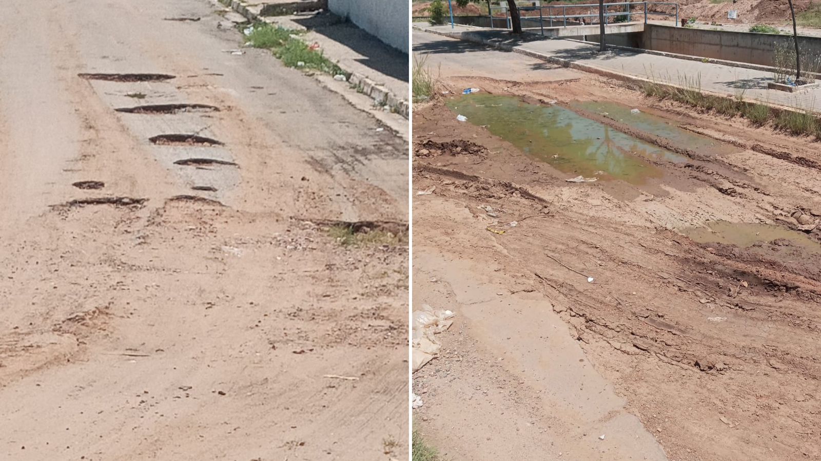 Popular denuncia abandono do canal do Novo Horizonte, em Patos, e cobra solução; Prefeitura diz que recuperação do canal terá início em breve