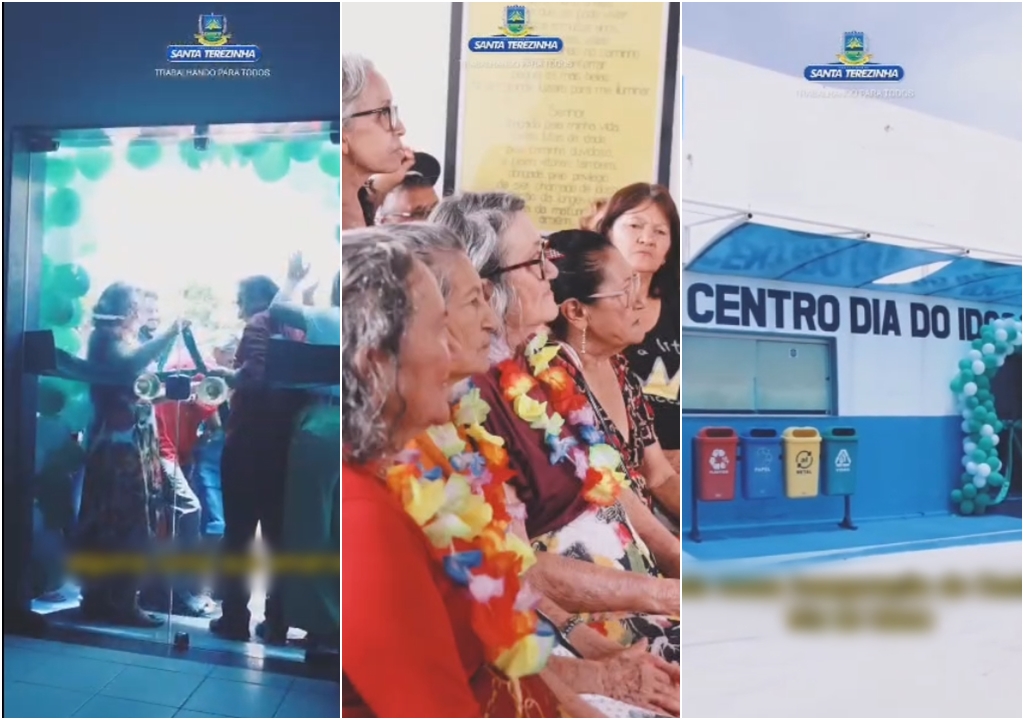 Com festa, Prefeitura de Santa Terezinha-PB inaugura o Centro do Idoso. Veja o vídeo