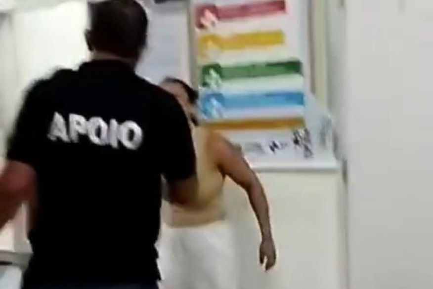 VÍDEO: confusão é registrada em hospital da Paraíba e só termina com chegada da Polícia